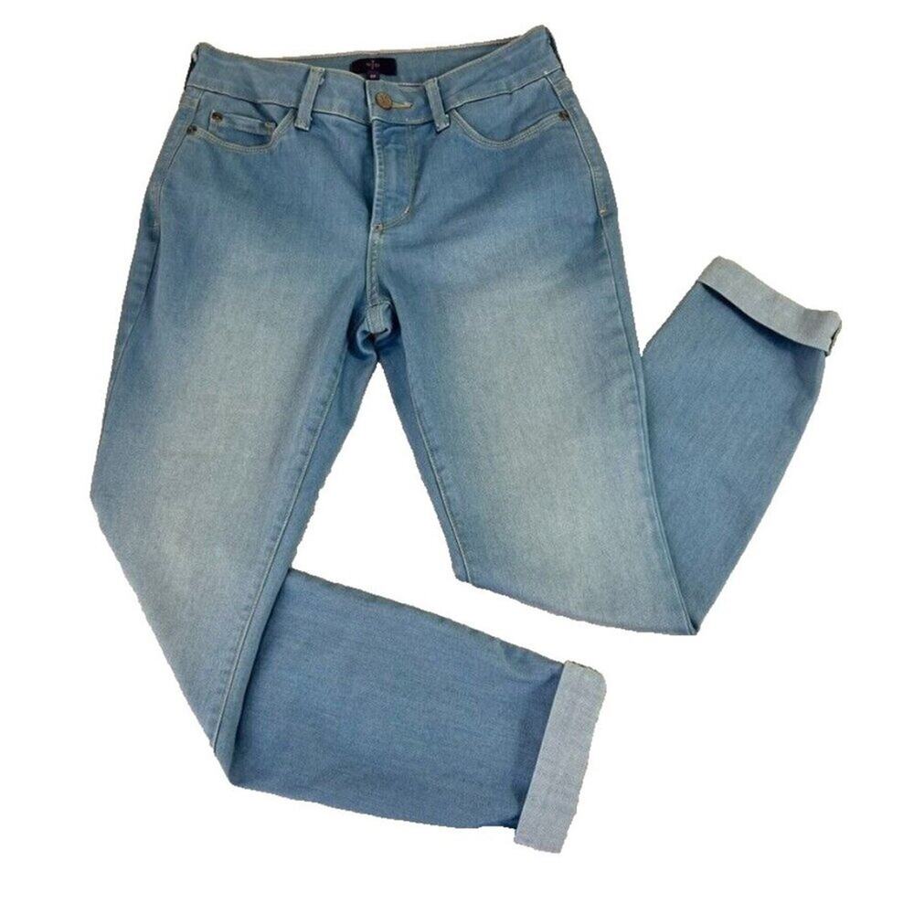 NYDY Jeans Women 4P Blue Light Wash Annabelle Skinny Boyfriend Palm Bay PAIB1086